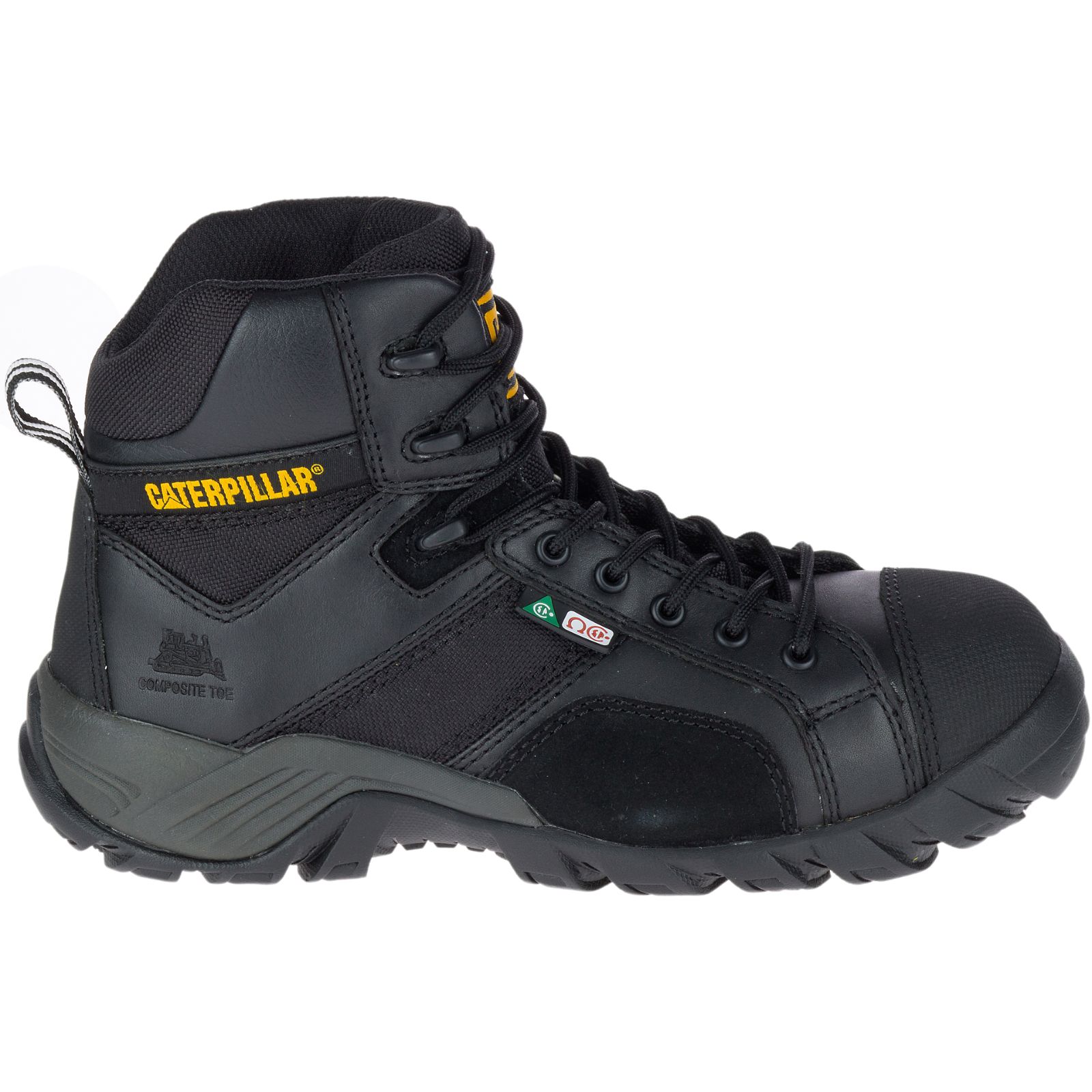 Caterpillar Boots South Africa - Cat Women's Argon Hi Composite Toe Csa Work Boots Black PA2463715